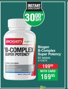 Biogen B-Complex Super Potency 60 Tablets