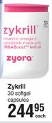 Zyora Zykrill 30 Softgel Capsules-Each