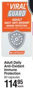 Viral Guard Adult Daily Anti Oxidant Immune Protection 60 Capsules-Each