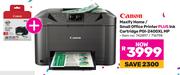 Canon Maxify Home/Small Office Printer Plus Ink Cartridge PGI-2400XL MP