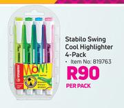 Stabilo Swing Cool Highlighter (4 Pack)-Per Pack