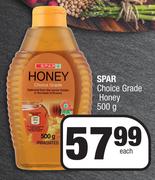 Spar Choice Grade Honey-500g Each