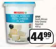 Spar South African Feta Cheese Assorted-400g Each