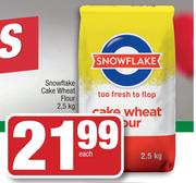 Snowflake Cake Wheat Flour-2.5Kg Each