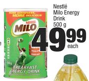 Nestle Milo Energy Drink-500g Each