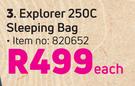 Campmaster Explorer 250C Sleeping Bag-Each