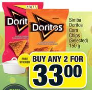 Simba Doritos Corn Chips (Selected) 150g-For Any 2