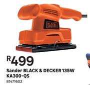 Black & Decker Sander 135W KA300-QS 81471602
