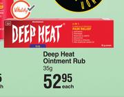 Deep Heat Ointment Rub-35g Each