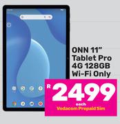 ONN 11" Tablet Pro 4G 128GB WiFi Only