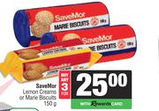 SaveMor Lemon Creams Or Marie Biscuits-For Any 3 x 150g