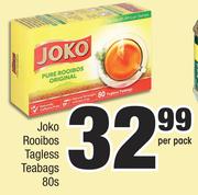 Joko Rooibos Tagless Teabags-80's Per Pack