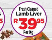 Fresh Cleaned Lamb Liver-Per Kg