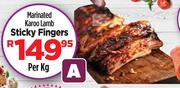 Marinated Karoo Lamb Sticky Fingers-Per Kg