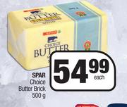 Spar Choice Btter Brick-500g Each