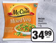 McCain Mixed Vegetables-1Kg Each