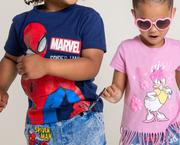 Kids Character Tees From (2-7 Years)-Each