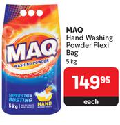 Maq Hand Washing Powder Flexi Bag-5Kg Each
