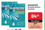 Gaviscon Double Action Sachets-12 x 10ml