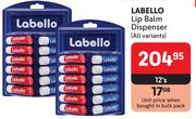 Labello Lip Balm Dispenser (All Variants)-12's