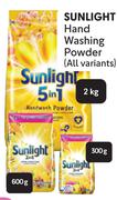 Sunlight Hand Washing Powder (All Variants)-2Kg