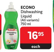 Econo Dishwashing Liquid (All Variants)-750ml Each