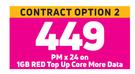 2 x Tecno Camon 17P LTE 4G Smartphone-On 1GB Red Top Up Core More Data (24 Month) + Promo 70