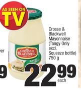Crosse & Blackwell Mayonnaise-750g Each