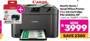 Canon Maxify Home/ Small office Printer Plus Ink Cartridge PGI-2400XL MP