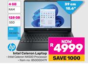 HP 15.6"(39cm)Intel Celeron Laptop