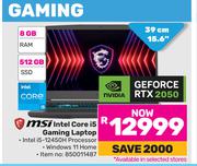 MSI 15.6"(39cm) Intel Core i5 Gaming Laptop 