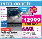 Lenovo 15.6"(39cm) Intel Core i7 Laptop