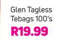 Glen Tagless Teabags-100's Pack