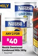 Nestle Sweetened Condensed Milk Assorted-For Any 2 x 385g