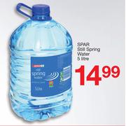 Spar Still Spring Water-5Ltr