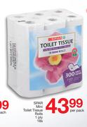 Spar Mini Toilet Tissue Rolls 1 Ply-18's Per Pack