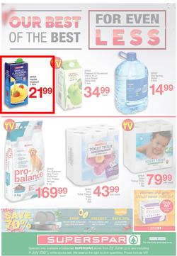 SUPERSPAR COUNTRY EASTERN CAPE : Our Best For less (22 June - 4 July 2021) Valid in Butterworth, Daku, Ndu, New Brighton, Stanford Square, Tams, Zonke, page 4