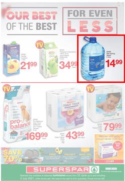 SUPERSPAR COUNTRY EASTERN CAPE : Our Best For less (22 June - 4 July 2021) Valid in Butterworth, Daku, Ndu, New Brighton, Stanford Square, Tams, Zonke, page 4