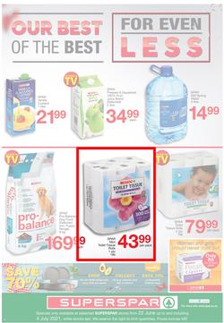 SUPERSPAR COUNTRY EASTERN CAPE : Our Best For less (22 June - 4 July 2021) Valid in Butterworth, Daku, Ndu, New Brighton, Stanford Square, Tams, Zonke, page 4