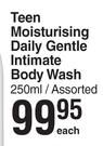 Gyna Guard Teen Moisturising Daily Gentle Intimate Body Wash Assorted-250ml Each