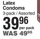 Contempo Latex Condoms 3 Pack Assorted-Per Pack