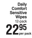 Gyna Guard Daily Comfort Sensitive Wipes 12 Pack-Per Pack