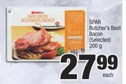 Spar Butcher's Best Bacon (Selected)-200g Each