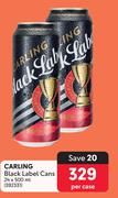 Carling Black Label Cans-24 x 500ml Per Case