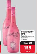 Strawberry Lips Tequila liqueur-750ml Each