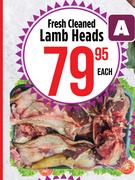 Nagiah's Fresh Cleaned Lamb Heads-Each