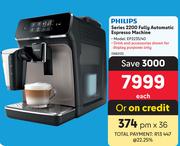 Philips Series 2200 Fully Automatic Espresso Machine EP2235/40