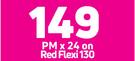 Redmi A1 Smartphone-On Red Flexi 130