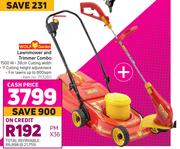 Wolf Garden Lawnmower & Trimmer Combo