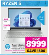 HP 15.6"(39cm) Ryzen 5 Laptop